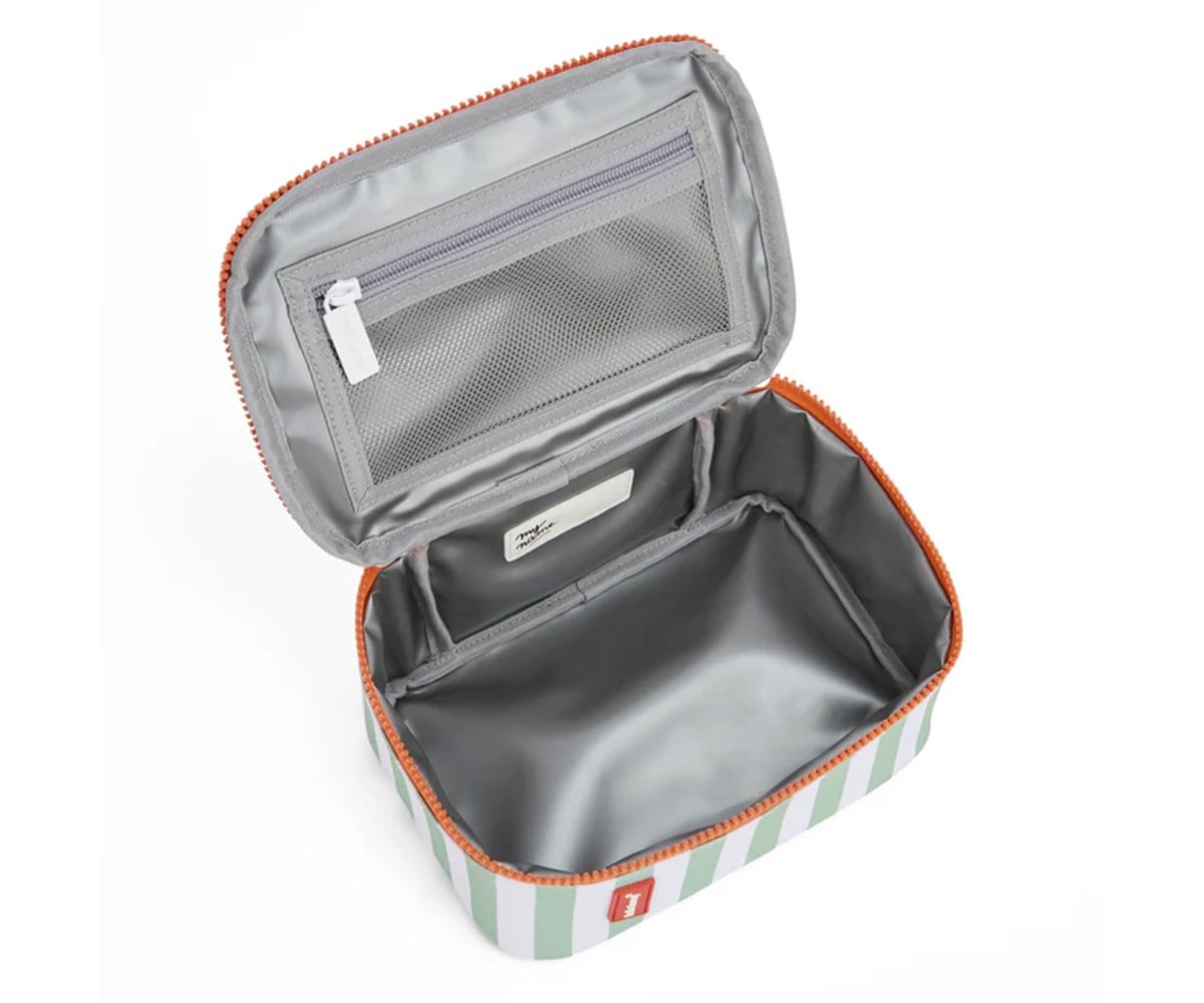 Lunch Bag Green Stripes