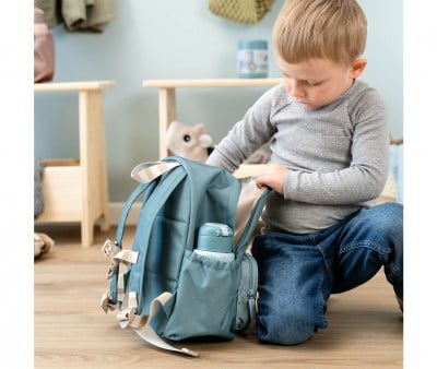 Sac à Dos Maternelle Tiny Farm Blue Personnalisable