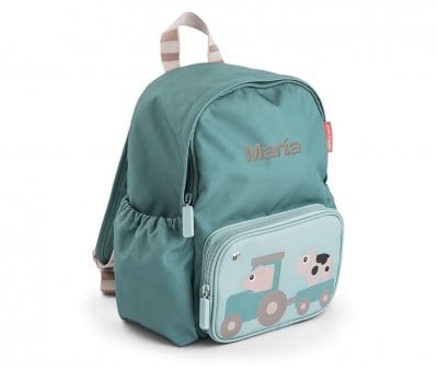 Sac à Dos Maternelle Tiny Farm Blue Personnalisable
