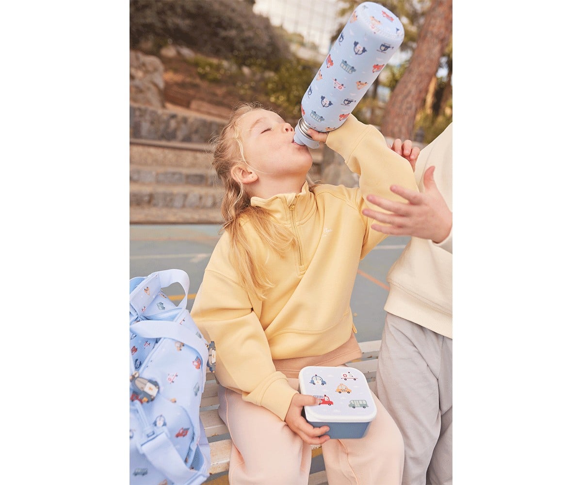 Bottiglia Acciaio Fodera Funny Letters Personalizzabile 500ml