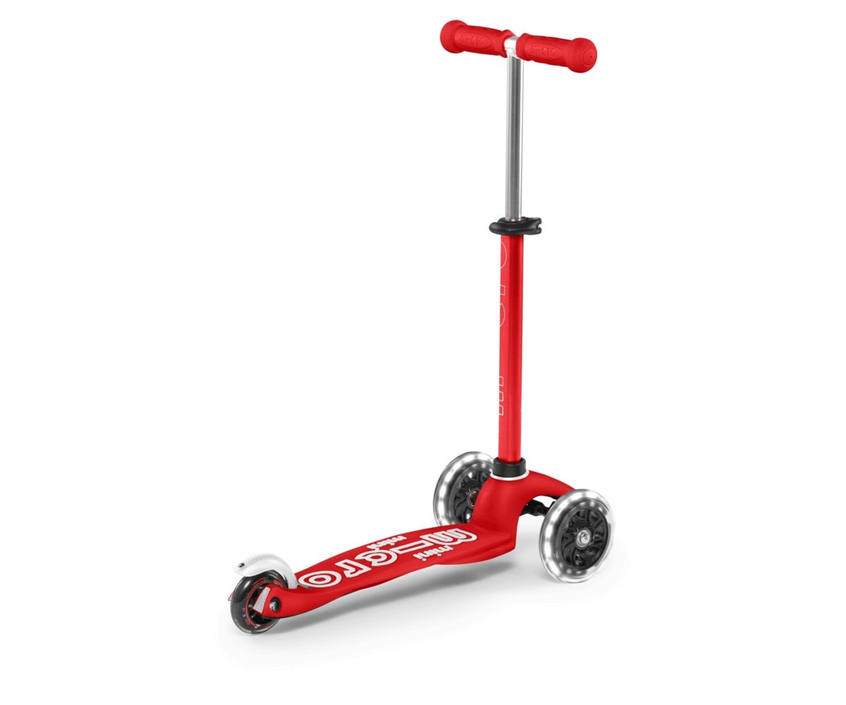 Monopattino Mini Micro Deluxe Rosso Luci LED
