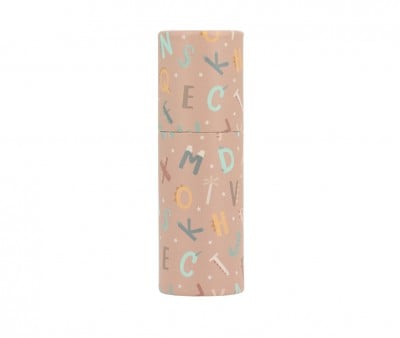Tubo 12 Pastelli Tutete Funny Letters