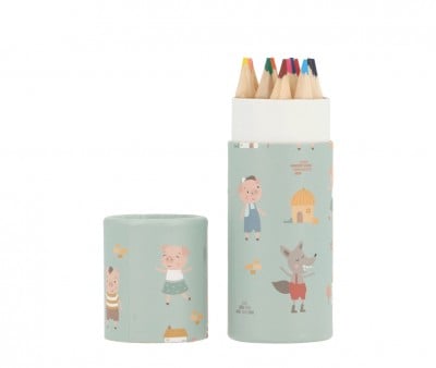 Tubo 12 Lápices The Three Little Pigs