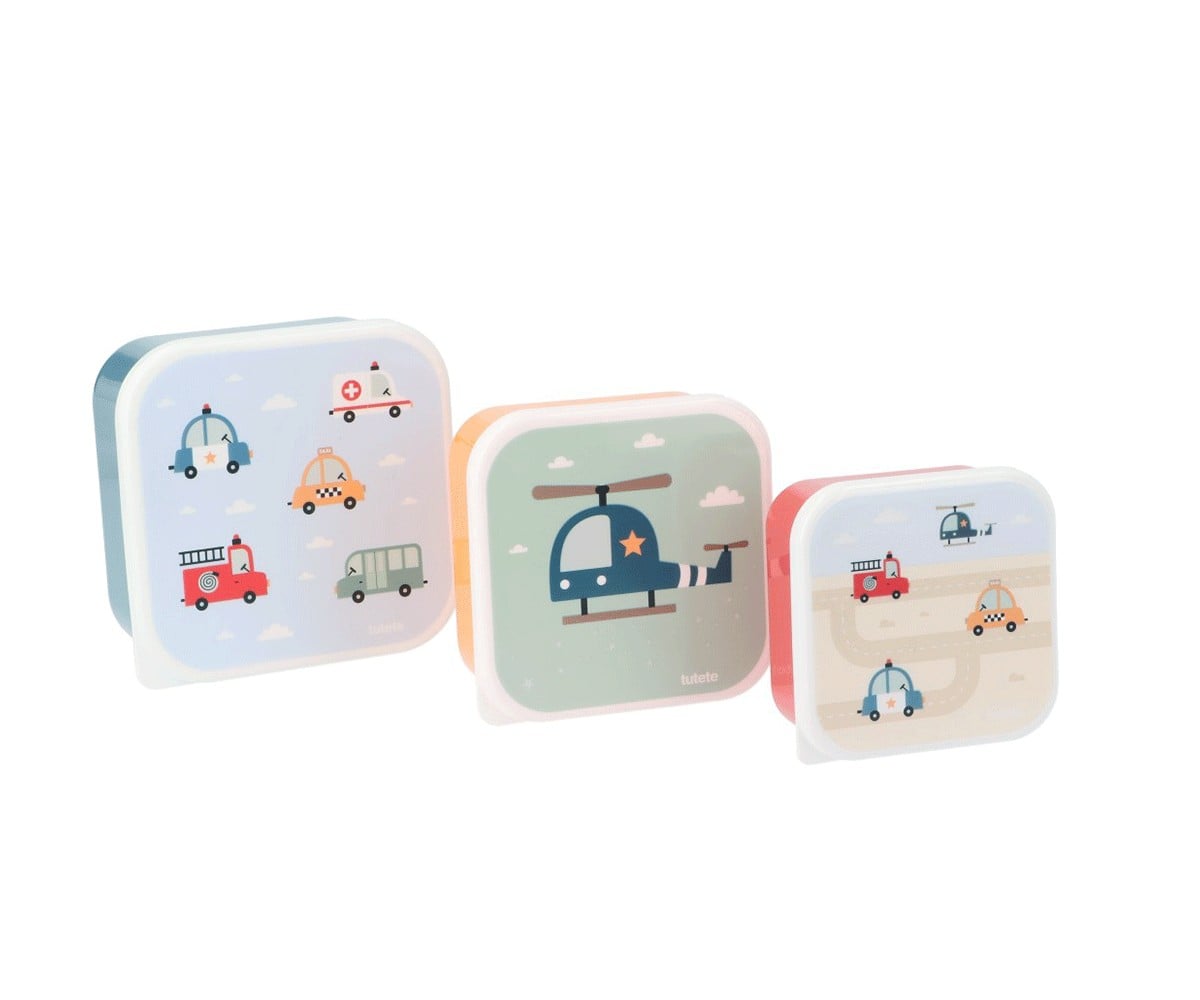 3 Boîtes à Lunch City Cars