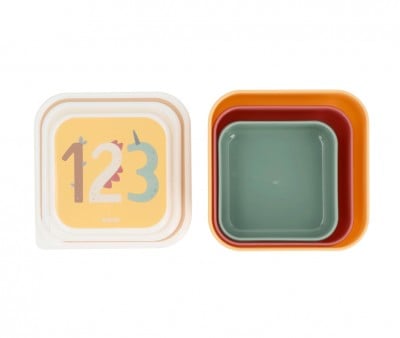 3 Lancheiras Funny Letters