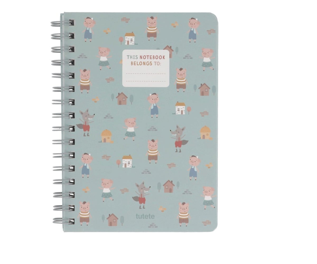 Libreta Escolar The Three Little Pigs
