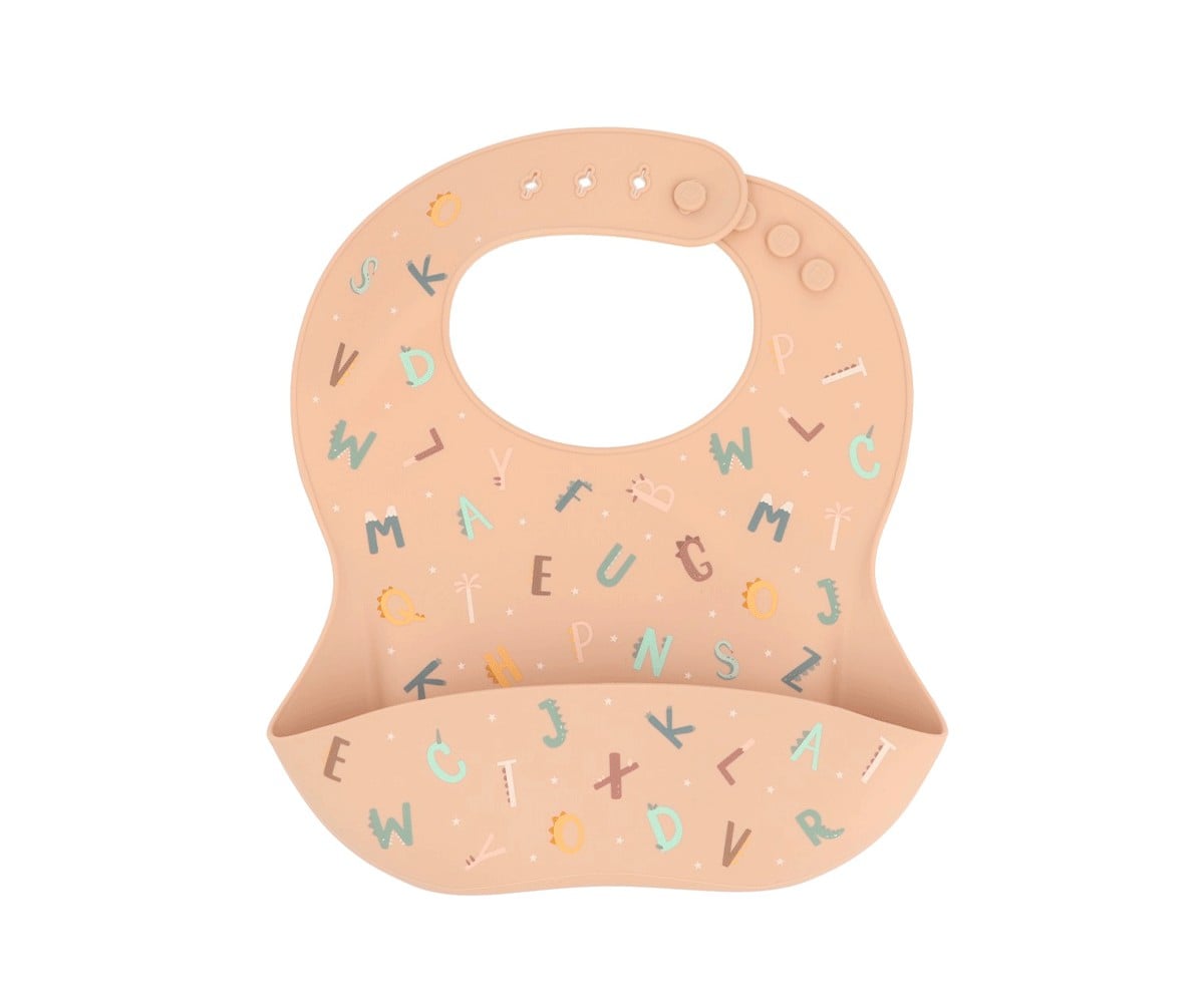 Babete Silicone Funny Letters