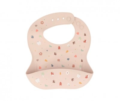 Babete Silicone Geometric Nature