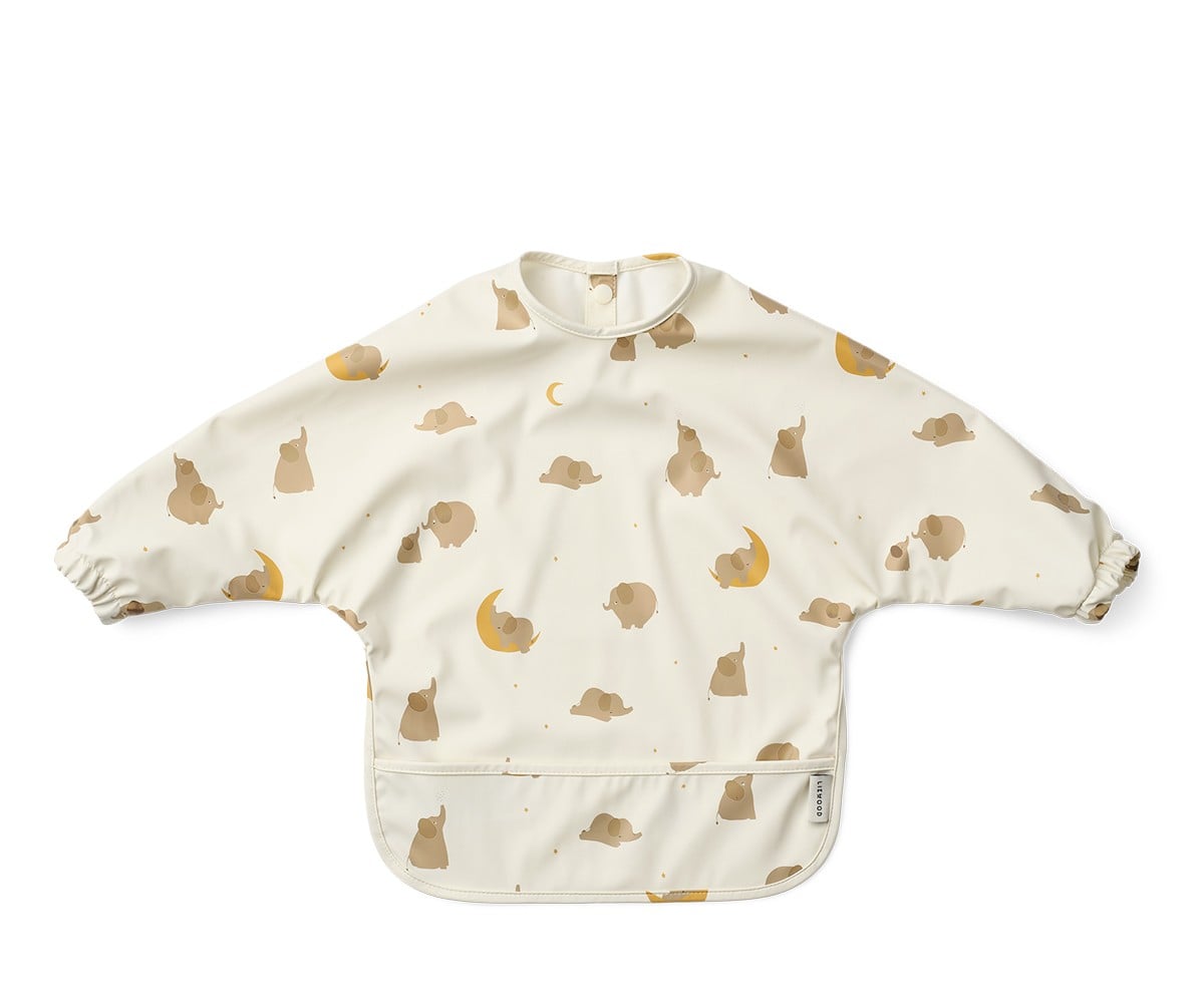 Babero con Mangas Merle Elephant/Creme de la Creme