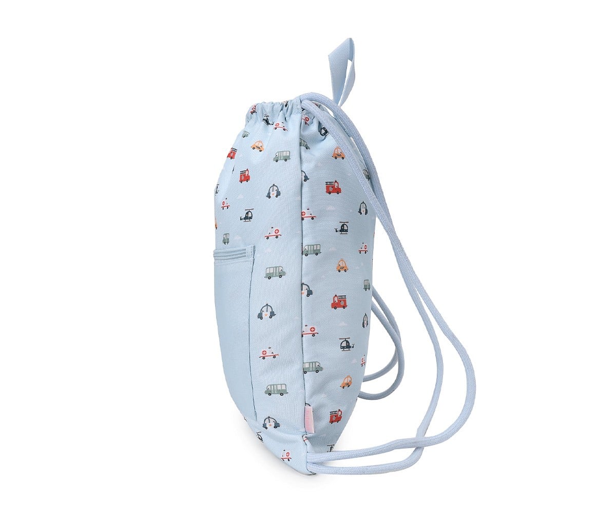 Personalized Waterproof Drawstring Backpack City Cars