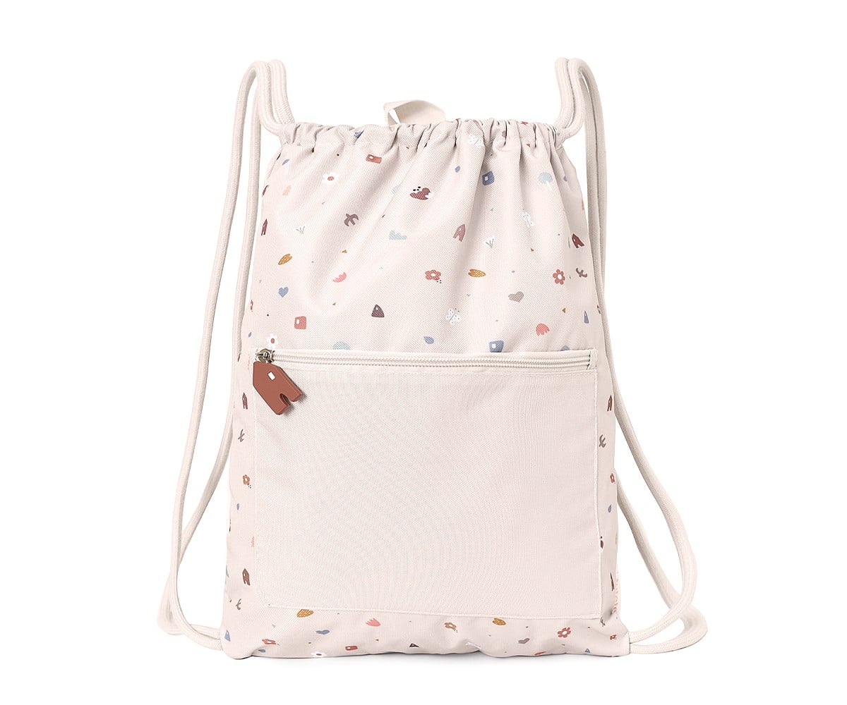 Personalized Waterproof Drawstring Backpack Geometric Nature