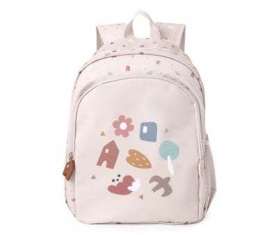 Medium Sized Backpack Geometric Nature