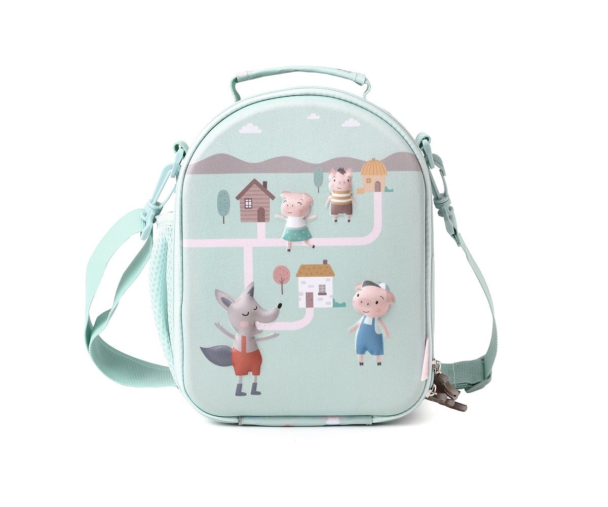 Sac à Goûter Isotherme 3D The Three Little Pigs