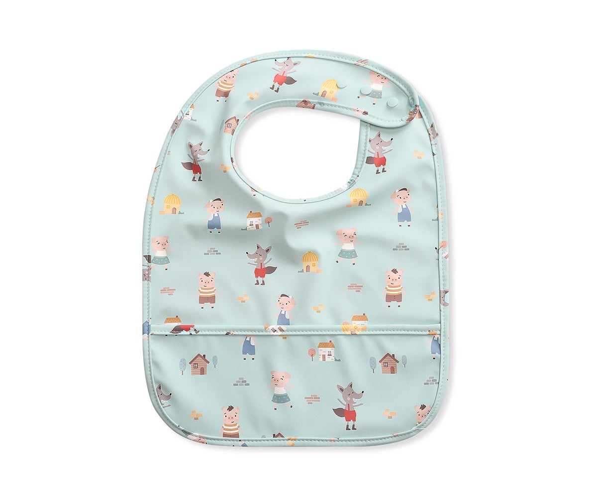 Waterproof Bib The Three Little Pigs