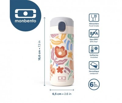 Bottiglia Termica Acciaio MB Pop Papercut 360ml