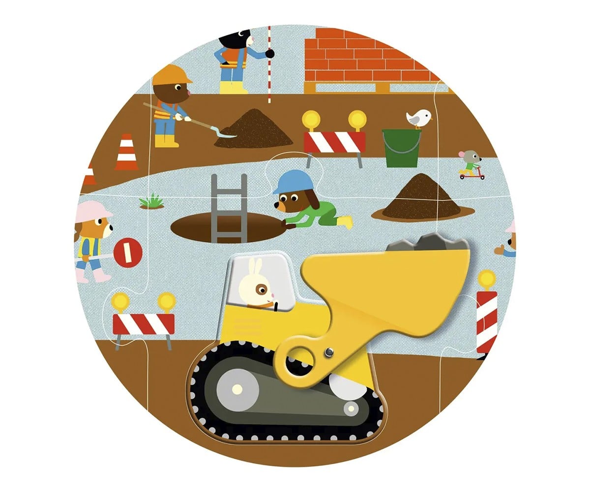 Puzzle Gigante Sitio de Construção