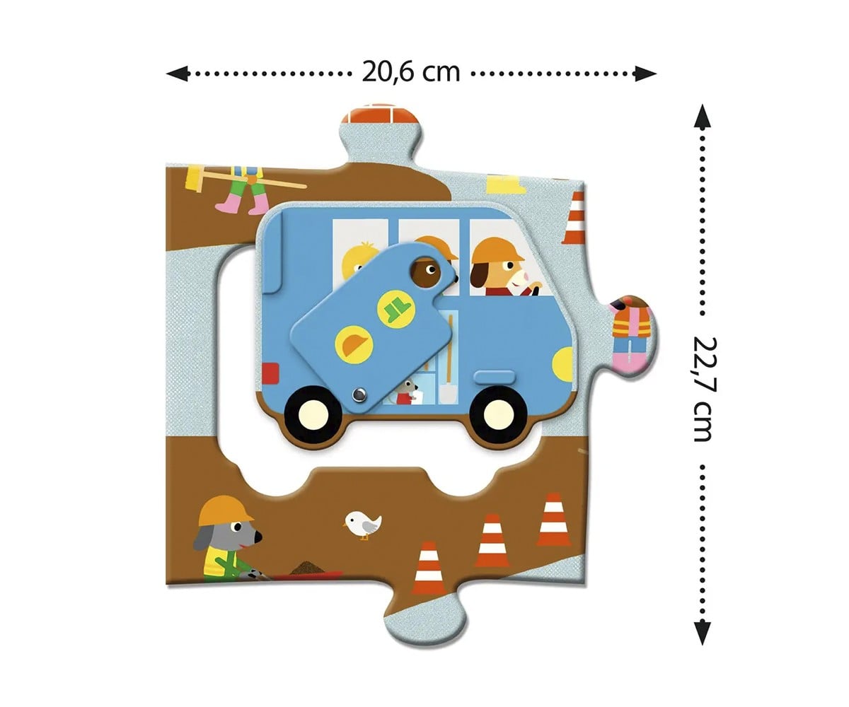 Puzzle Gigante Sitio de Construção
