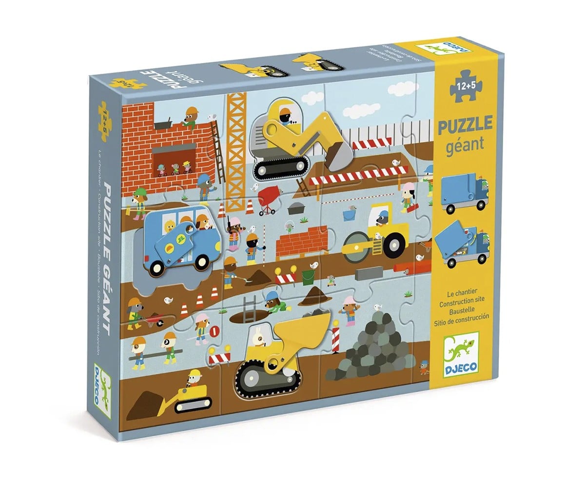 Puzzle Gigante Sitio de Construção
