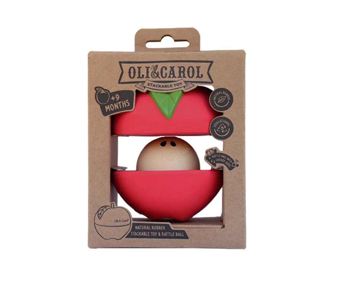 Apple Juguete Apilable y Pelotita Sonajero