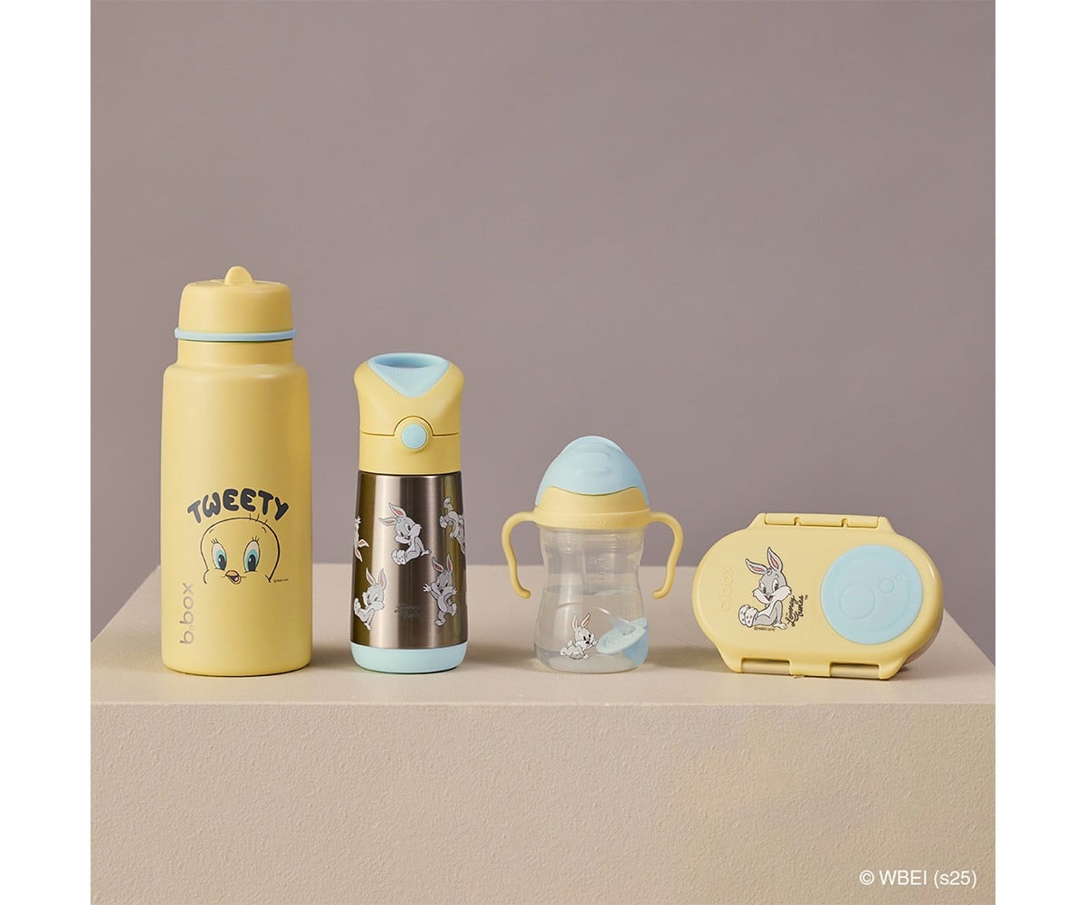 Gourde Isotherme avec Paille 350 ml Looney Tunes