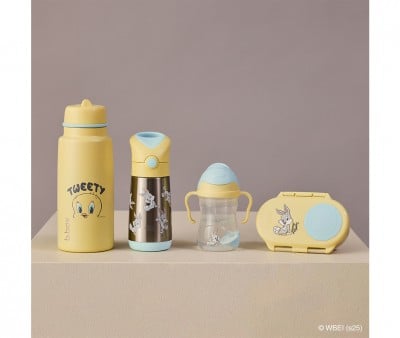 Gourde Isotherme avec Paille 350 ml Looney Tunes