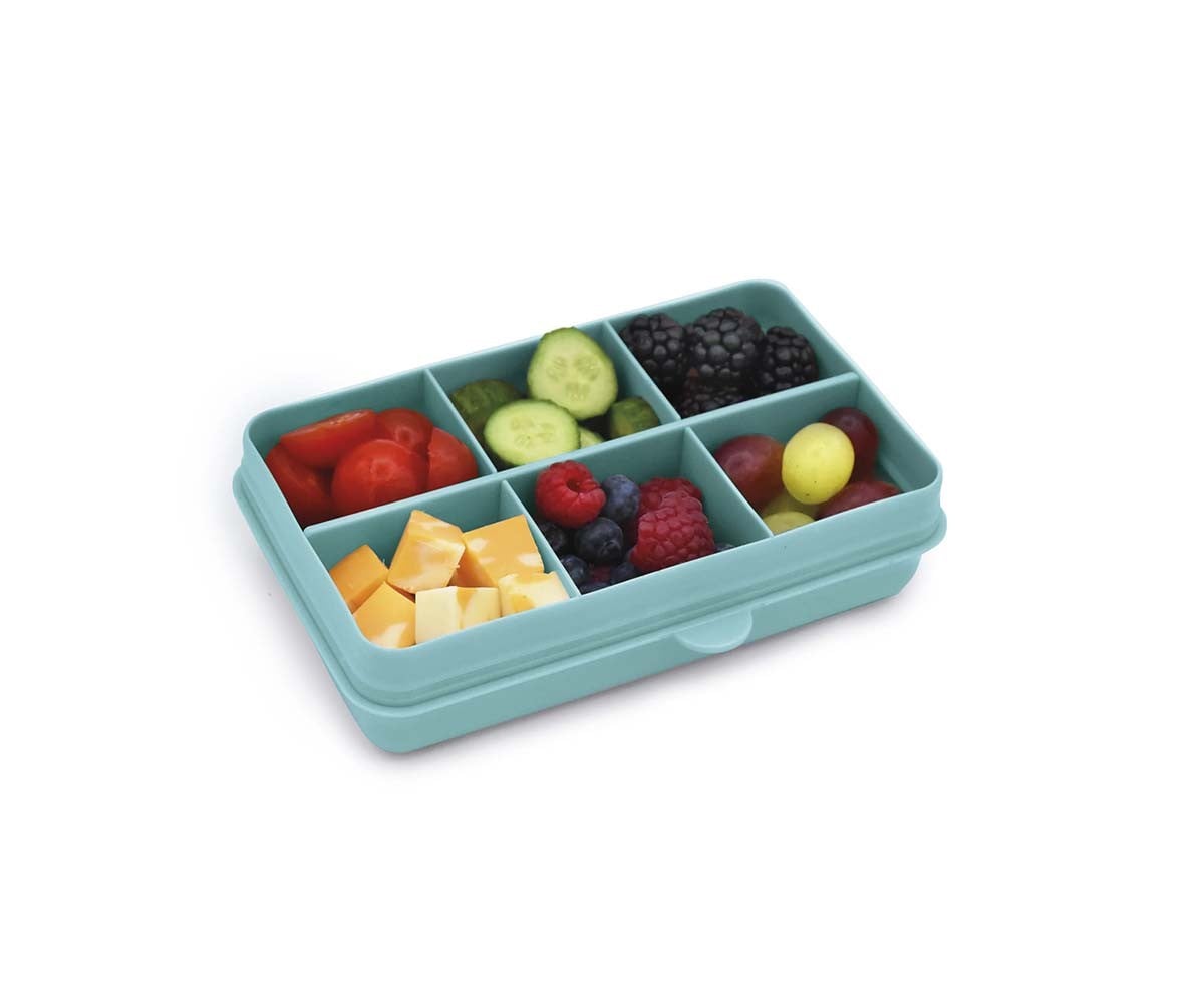 Caja Snackle 6 Compartimentos Blue