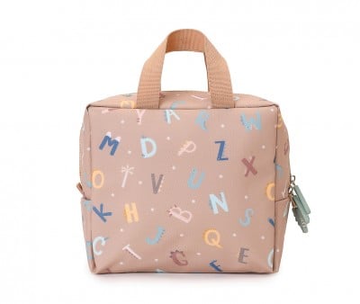 Borsa Termica Merenda Funny Letters Personalizzabile