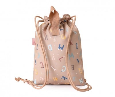 Sacca-Zaino Tela Tutete Funny Letters Personalizzabile
