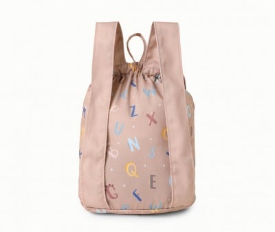 Zaino Piccolo Tela Tutete Funny Letters Personalizzabile