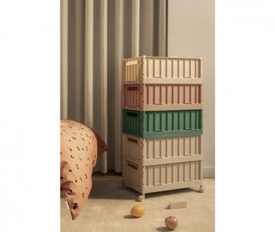 Grande Caisse de Rangement Weston avec Roulettes Sandy