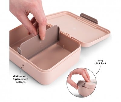 Lunch Box con Divisorio Tiny Farm Powder
