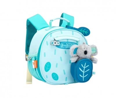 Sac à Dos Maternelle avec Porte-Monnaie et Koala en Peluche