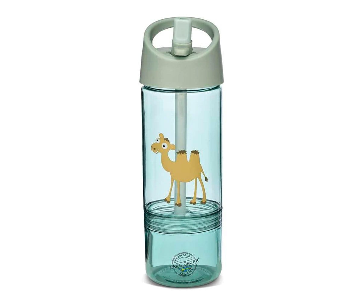 Gourde Tritan 2 en 1 Camel Green