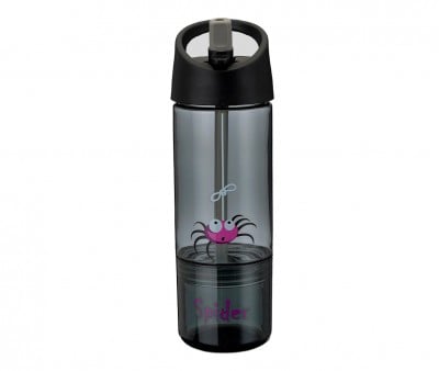 Garrafa Tritan 2 em 1 Spider Grey 