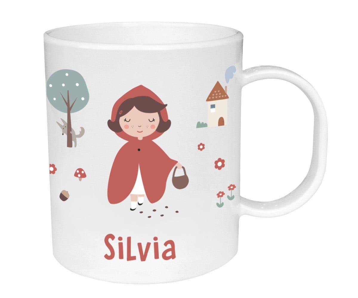 Chávena plástica personalizada Little Red