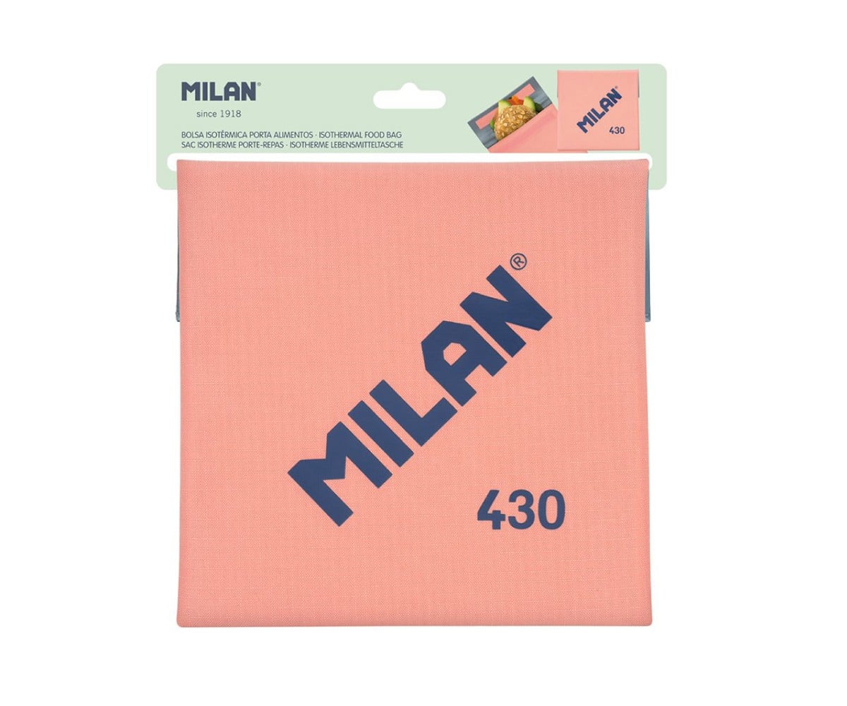 Busta Portasnack Isotermica Rosa Collezione 430 Milan Since 1918