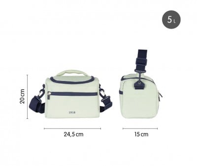 Bolsa térmica 5L 430 Since 1918 Collection Customizable Green