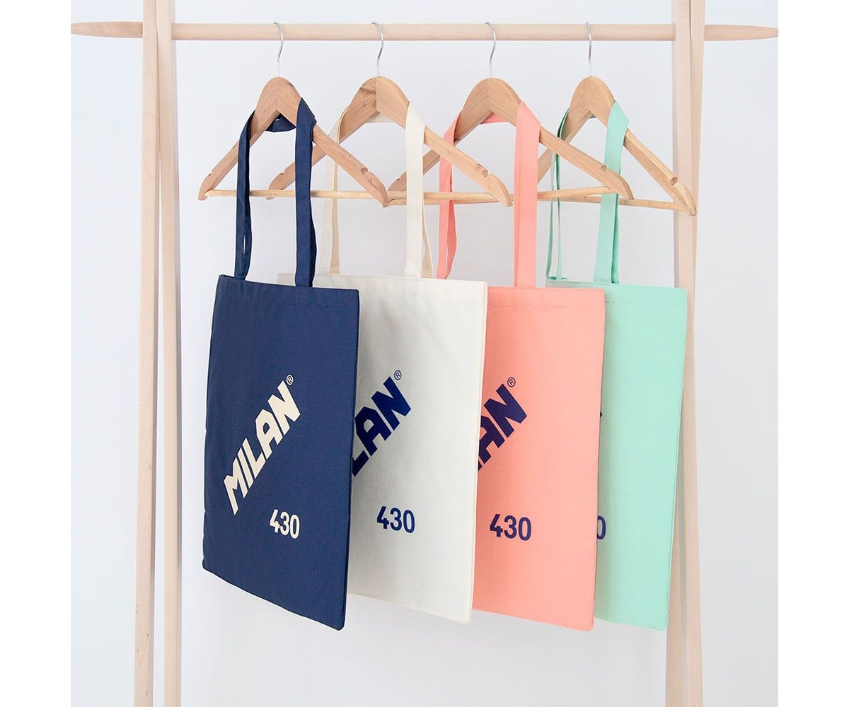 Tote Bag Beige Personalizzabile Collezione 430 Milan Since 1918