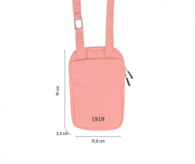 Bolsa de ombro pequena da coleção 430 Since 1918 rosa