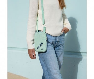 Bolsa de ombro pequena da coleção 430 Since 1918 verde