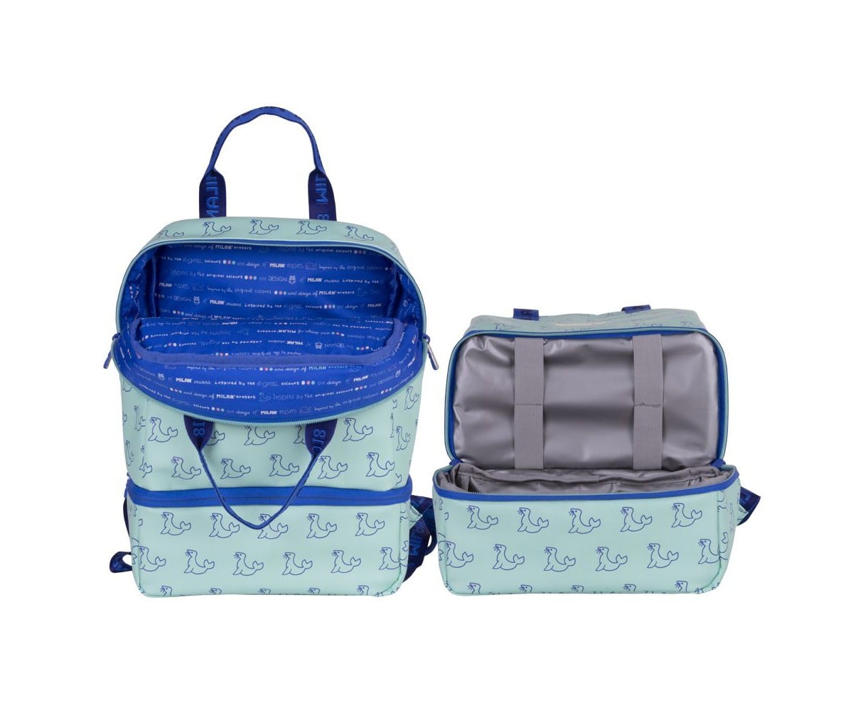 Sac à Dos Maternelle avec Compartiment Isotherme Vert Collection 460 Since 1918