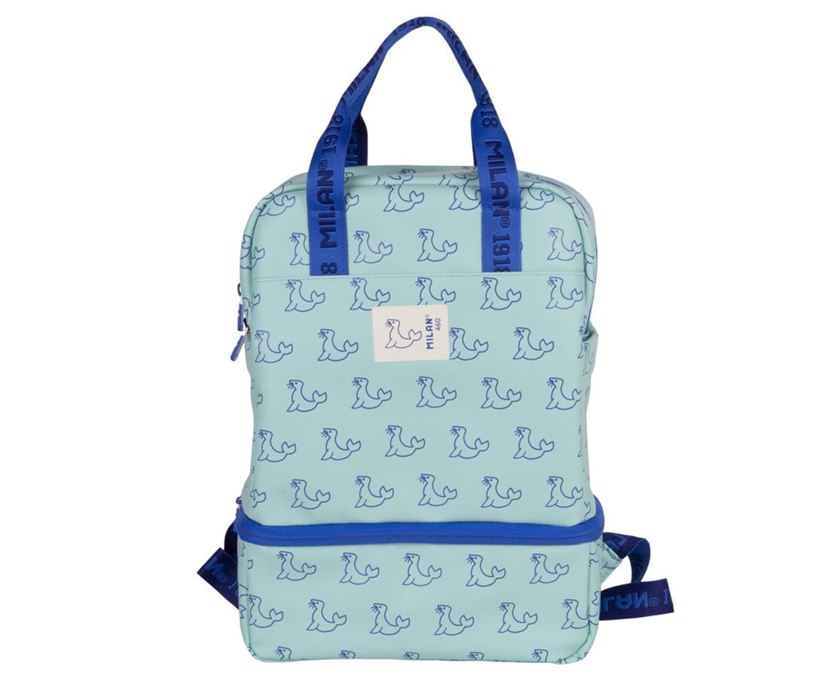 Sac à Dos Maternelle avec Compartiment Isotherme Vert Collection 460 Since 1918