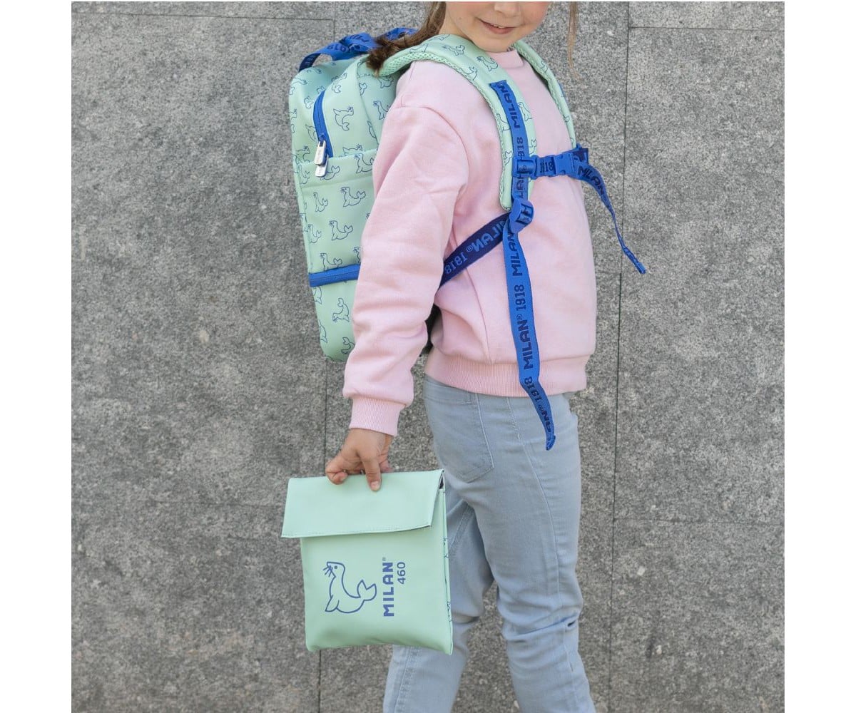 Sac à Dos Maternelle avec Compartiment Isotherme Vert Collection 460 Since 1918