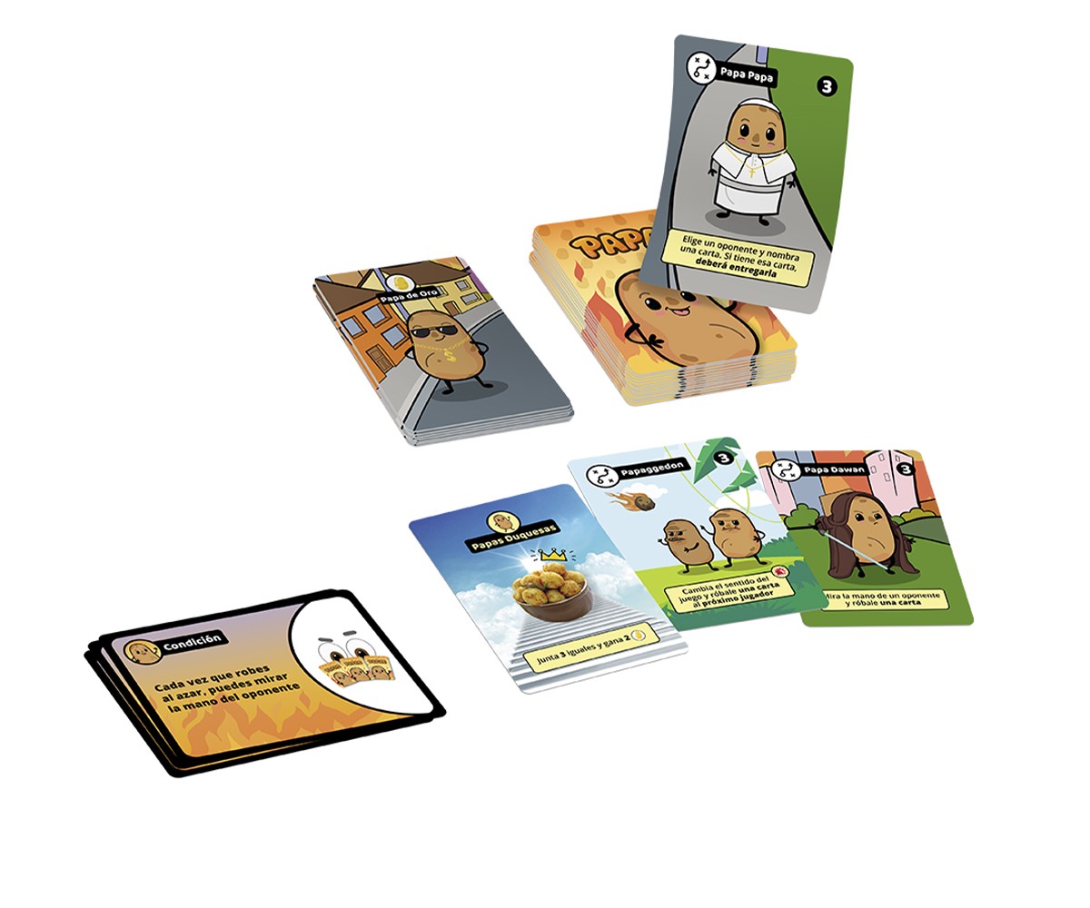 Juego de Cartas Papas