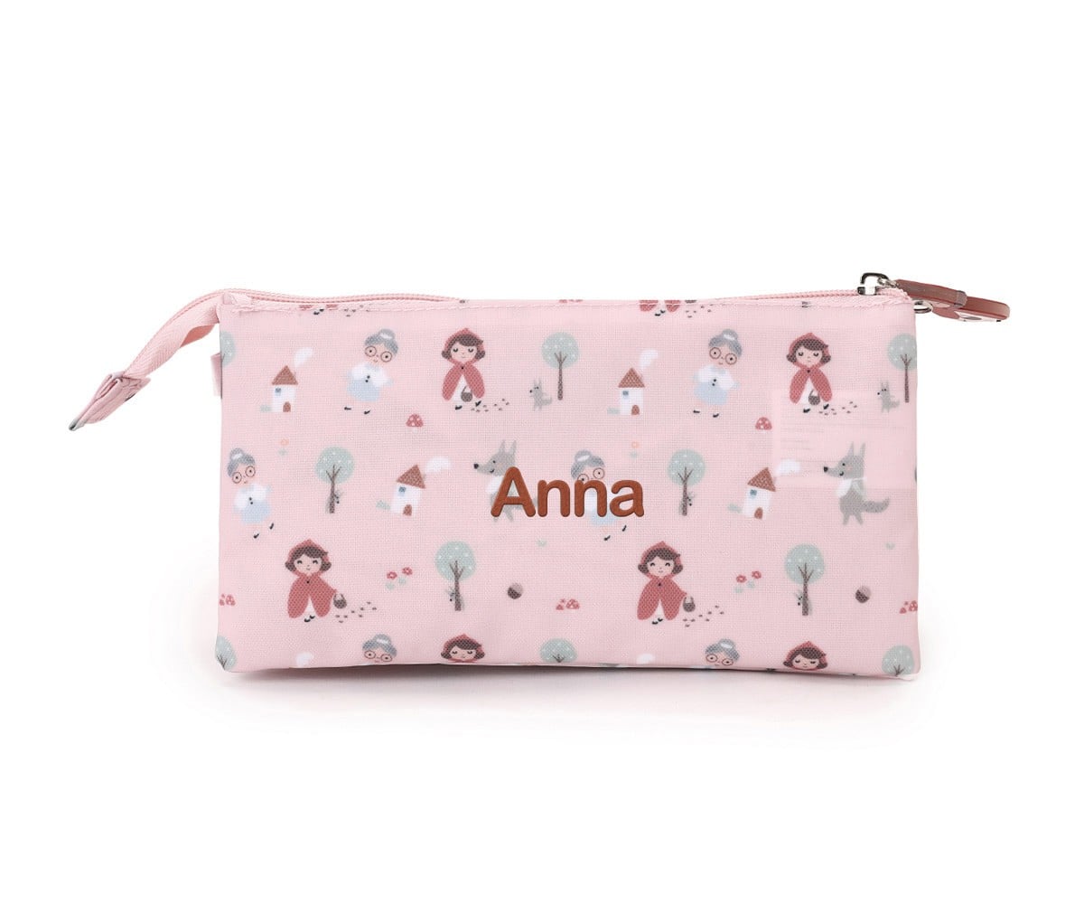 Trousse à 3 Compartiments Little Red Personnalisable