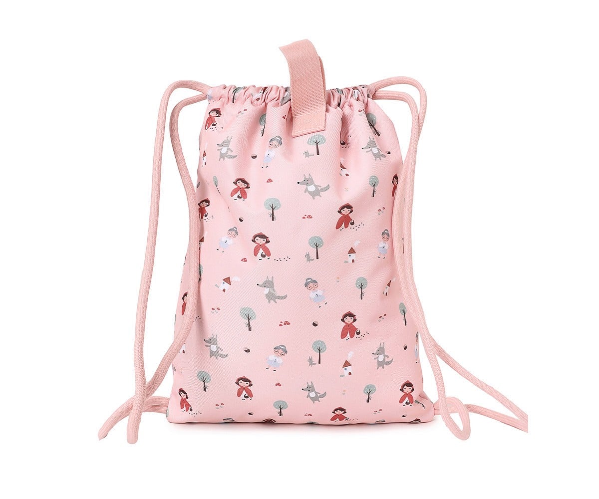 Personalized Waterproof Drawstring Backpack Little Red