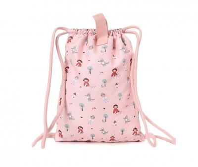 Personalized Waterproof Drawstring Backpack Little Red