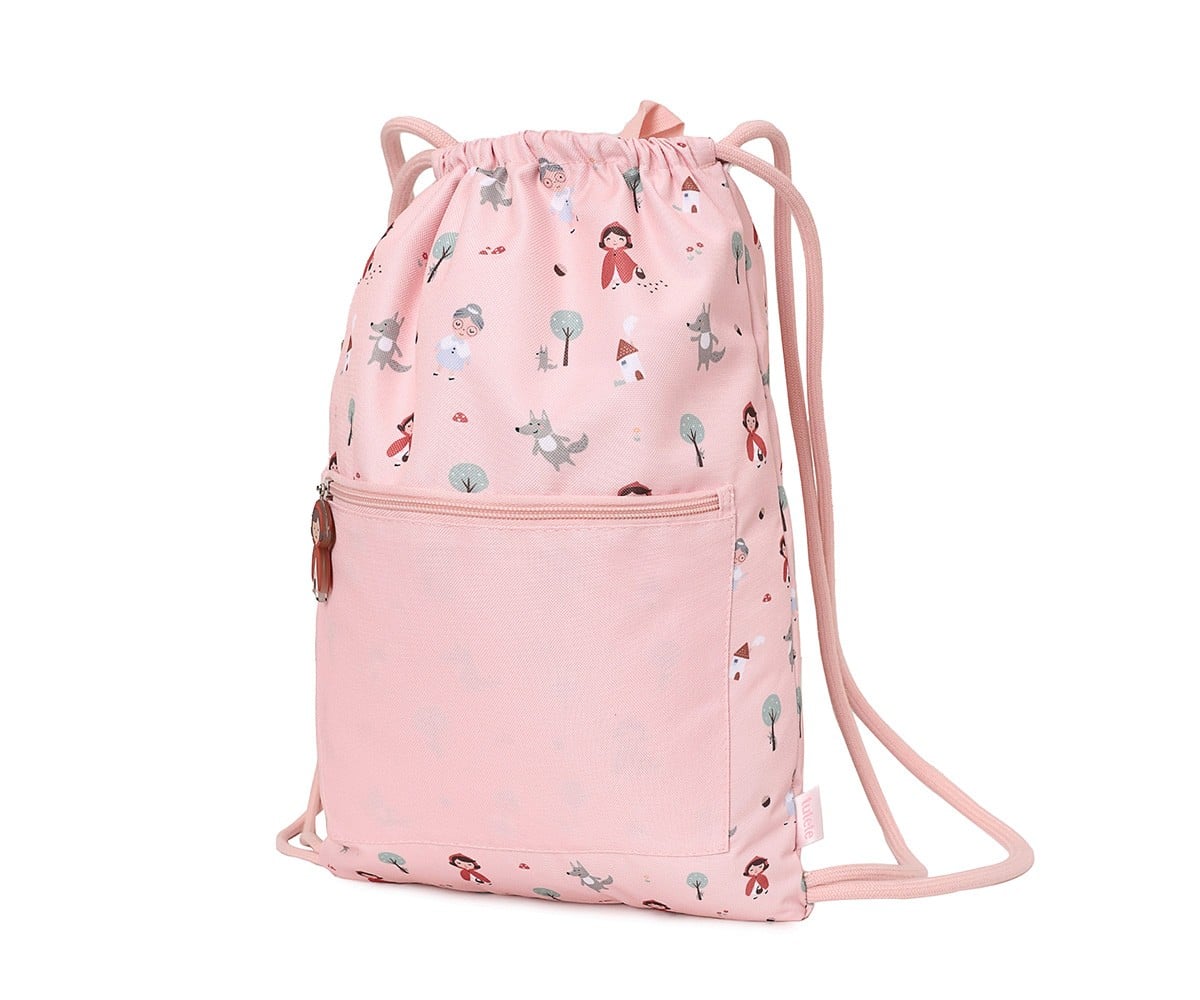 Personalized Waterproof Drawstring Backpack Little Red