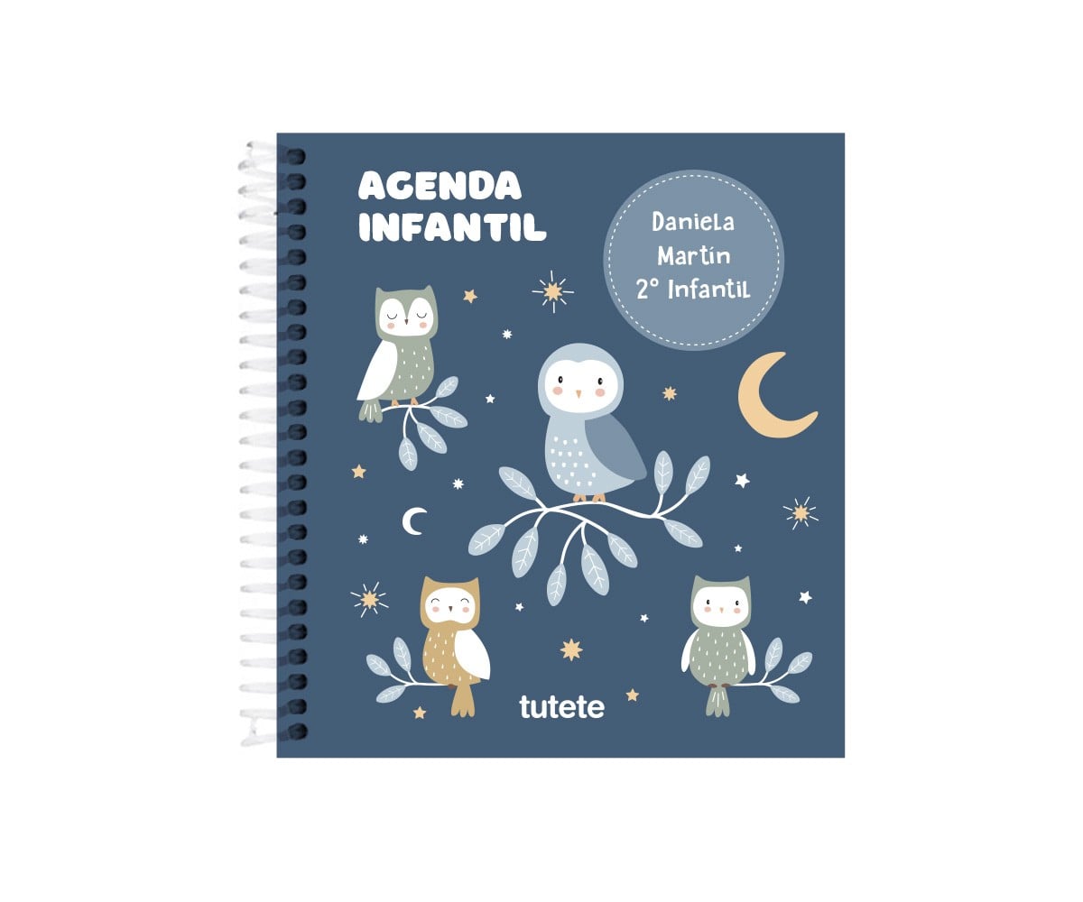 Diário de berçário personalizável pequeno da Magical Forest