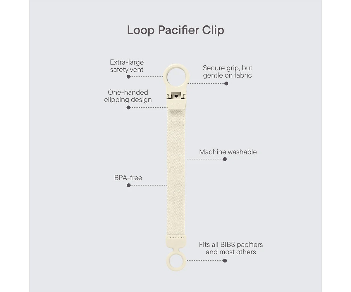 Chupetero BIBS Loop Cip Blush